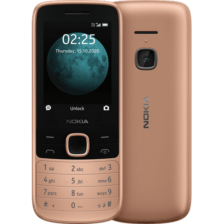 Nokia 225 4G TA-1282 Unlocked Phone, Sand