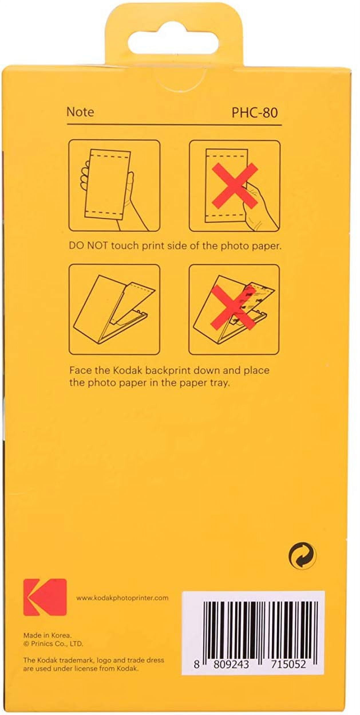 KODAK 4PASS Film Cartridge (4 X 6 inches) for KODAK Dock and Dock Plus, 80 Sheets