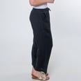 thumbnail image 4 of Elsie & Zoey Monroe Cotton Gauze Wide Leg Cropped Drawstring Pant for Women, 4 of 6