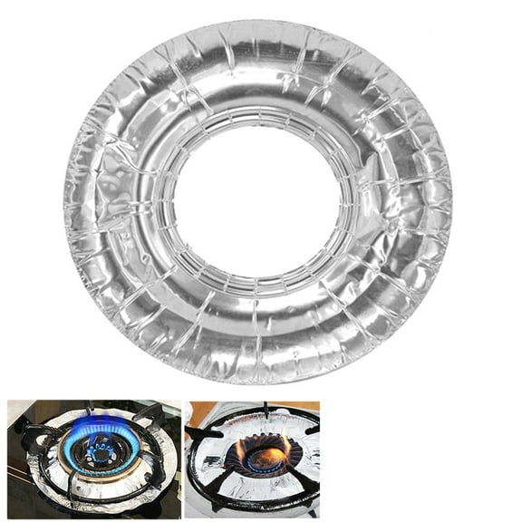 104 Disposable Durable Aluminum Burner Bibs Round Gas Range Stoves Cover Liners