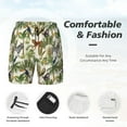 thumbnail image 4 of Kdxio Jungle Animals Print Men's Swim Trunks with Compression Liner 7 Inch Inseam Quick Dry Swim Shorts, 4 of 7