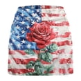 thumbnail image 3 of LEBONYARD Athletic Yoga Shorts for Women Moisture Wicking Breathable,Women's Mid Waist Skirt Pants Sports And Casual Shorts Bottom Skirt Pants Shorts Red XXXXL, 3 of 5