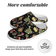 thumbnail image 6 of KLL Christmas Tree Decoration Pattern Adult Unisex Cozy Slippers,Fuzzy Slip-on Slippers TPR Sole Slippers Comfort Plush Home Footwear for Indoor & Outdoor-8, 6 of 7