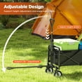 thumbnail image 5 of PINDEE 38 Inch Collapsible Wagon Cart Large Capacity 330 LBS Heavy Duty Folding Garden Utility Cart with Wheels for Beach Camping.Black, 5 of 9