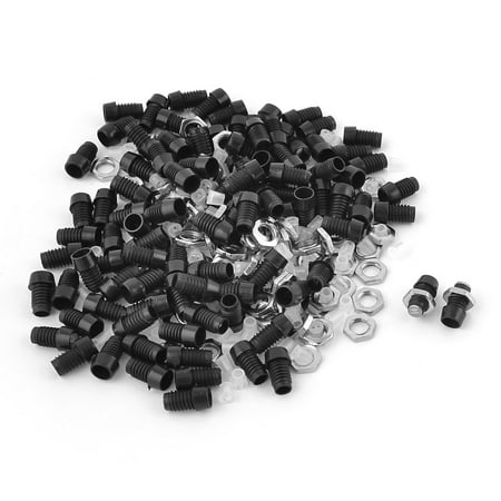 Unique Bargains 100 Pcs Spacer Insert 3mm Plastic Diode Holder Bezel Replacements