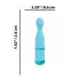 thumbnail image 2 of Loveline Finesse 10 Function Rechargeable Silicone Ball Tip G-Spot Vibrator, Blue, 2 of 4
