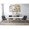 thumbnail image 4 of TOV Furniture Beatrix 19" Transitional Velvet Side Chair in Gray, 4 of 10
