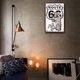 thumbnail image 2 of Placa Metal Vintage Pintura Hierro Rectangular para Gasolina Arte La Pared 20x30cm, 2 of 9