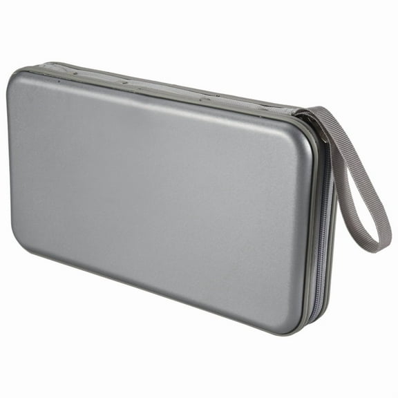 TOP! 80 Disc Album CD DVD Carry Cover Case Wallet Storage Holder Bag Hard Box - Silver
