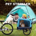 thumbnail image 6 of Outdoor Heavy Duty Foldable Utility Pet Stroller Dog Carriers Bicycle Trailer, 6 of 7