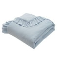thumbnail image 4 of My Texas House Delphine 3-Piece Blue Ruffle Comforter Set, Full/Queen, 4 of 5