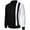Black, variant on Sweatshirt for Mens Outdoor Zipper Fashion Sportswear With Patchwork Design And Long Sleeves Tops