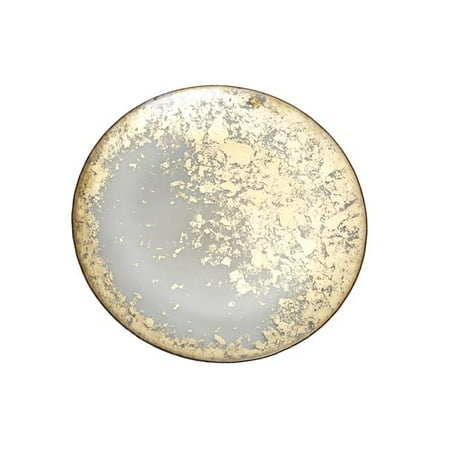 

Classic Touch CC1068 Smoked Glass Chargers with Scattered Gold Design - Set of 4