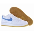 thumbnail image 4 of Nike Air Force 1 Leather GS Boys Shoes Size 7, Color: White/Blue Beyond, 4 of 4