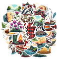 thumbnail image 2 of cartoon Scottish Culture Stickers, Waterproof Scottish Culture Sticker for Water Bottle Laptop Phone Cases Planner Skateboard Luggage Helmet Party Favor Decor, Ideal for Adults Teens Teacher Rewards, 2 of 9