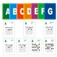 thumbnail image 1 of Guitar Chord and Scale Learning Cards 49 Guitar Flash Cards for Guitar Beginners, 1 of 10