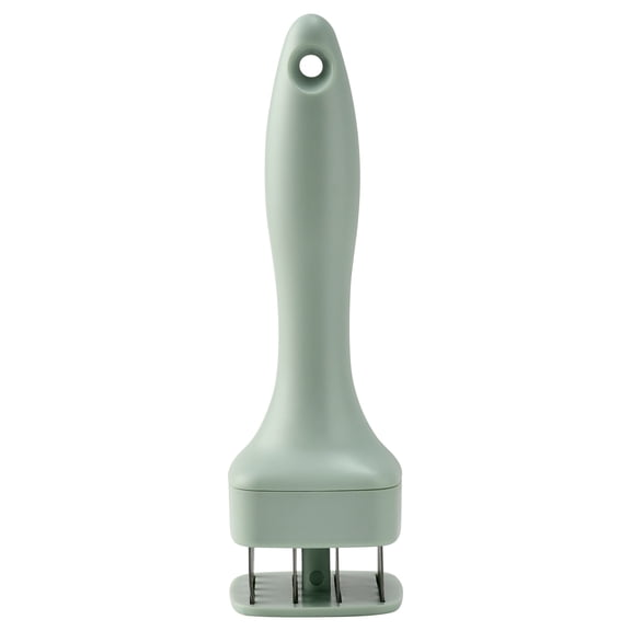 Cook With Color Stainless Steel Meat Tenderizer, Needle Blade Tool for Marinade and Steak, Sage