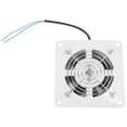 thumbnail image 1 of Extractor de aire de 4 pulgadas para montaje en pared, para cocina, baño (blanco), 1 of 7