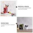 thumbnail image 2 of Raindrops Black Metal Pen Holder for Desk, 1-Pack Aluminum Alloy Pen Organizer Container for Home and Office, 2 of 8