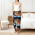 thumbnail image 4 of Salouo Ocean Scene with Noah's Ark Print Women's Pajama Pants Casual Loose Sweatpants PJs Flowy Pants Drawstring Palazzo for Women Wide Leg Pants Lounge Pajama -X-Large, 4 of 8