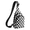 Black Grid, variant on Small Checkered Sling Bag for Women, Water Resistant Nylon Crossbody Chest Bags with Adjustable Shoulder Strap for Travel Hiking