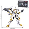 thumbnail image 2 of Set de juguetes Building Blocks CSNRHG White Tiger Samurai Mech, 2 of 7