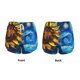 thumbnail image 3 of Balery Sunflower Starry Night Vibes Pantalones cortos deportivos para mujer con forro y dos bolsillos, elásticos, para entrenamiento, gimnasio, yoga-Medium, 3 of 7