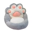 thumbnail image 2 of Sofá perezoso de 1 plaza, muebles con garra de gato, silla de lectura cómoda de felpa para oficina, balcón, salón, sala de estar y dormitorio Gris, 2 of 8