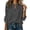Black, variant on Tqcoqu Women's Polka Dot Stand Collar Half Placket Blouse Long Sleeve Loose Casual Office Long Shirt