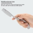 thumbnail image 4 of 1 peine para barba de acero inoxidable, peine plegable antiestático para hombres, quita la barba, cuida la barba, regalo perfecto para hombres., 4 of 5