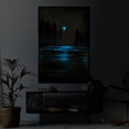 thumbnail image 3 of YS-Art Healing Forest Glow-in-the-Dark Landscape Wall Art with Black Frame, Modern Home Decor, 56x40 in, 3 of 5