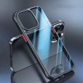 thumbnail image 4 of HEVIRGO Mobile Phone Case Transparent Drop-proof Wear-resistant Anti-slip Anti-scratch Full Protection Clear Phone Back Cover Full Body Protector for iPhone 14/14 Pro/14 Max/14 Pro Max, 4 of 10