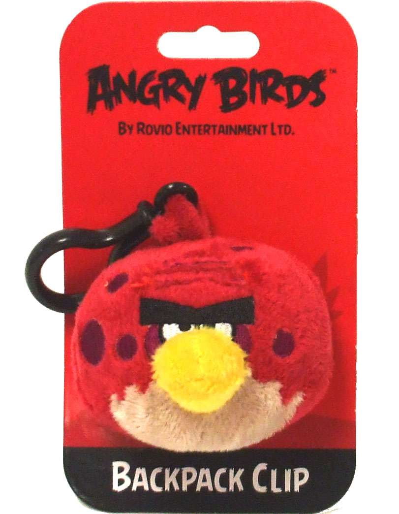 Angry Birds Backpack Clips Red 