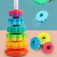 thumbnail image 1 of New Rotated Rainbow Spinning Stacking Toys, Baby Early Education Puzzle Development Intelligence Ring Toy For Kids Boys, 1 of 4