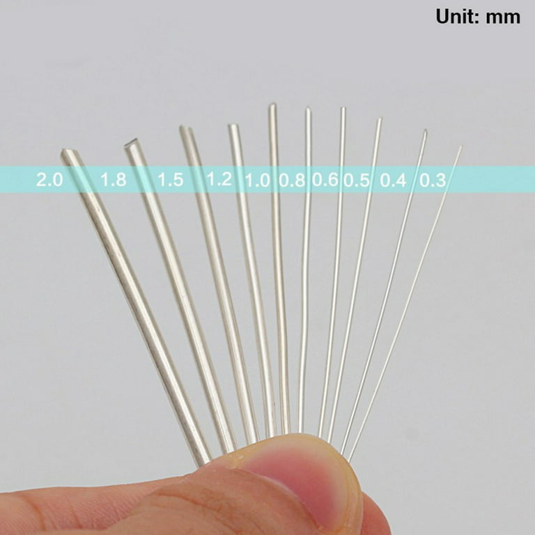 2M 0.3-1.0mm 925 Sterling Silver Wire For Jewelry Making Half Hard
