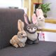thumbnail image 4 of 2026 Simulation Long-eared Rabbit Bunny Birthday Christmas Girl Gift Children Stuffed Plush Toys, 4 of 5