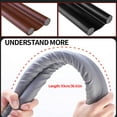 thumbnail image 2 of Advancent Tapón de tiro para puerta, a prueba de viento, insonorizado, reutilizable, Universal, profesional, protector Flexible térmico, tira Conjuntos de muebles de dormitorio, 2 of 6