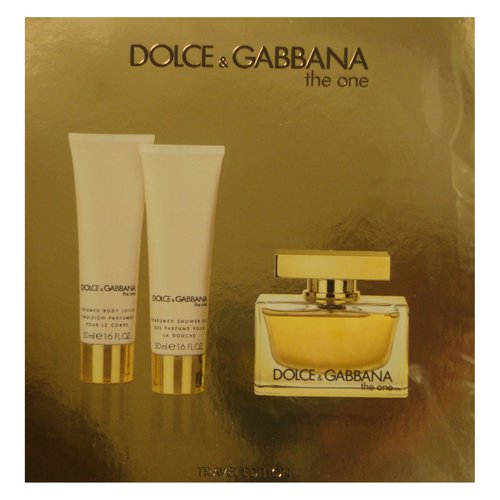 Dolce & Gabbana D&G THE ONE Women 3 Piece Gift Set 2.5 oz EDP SPRAY