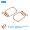 thumbnail image 3 of Uxcell Bottle Shape Alloy Open Back Bezel Pendants DIY Hollow Frame, Light Gold 30 Pack, 3 of 5