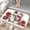 Snowman Family, variant on 1pc Santa Claus in a Cozy Absorbent Non-Slip Bathroom Thickened Flannel Rug Decor,Soft,Quick Drying,Suitable For Indoor/outdoor Use,Bathrooms,Bedrooms,Kitchens,Terrace,Laundry Rooms,16"x24"