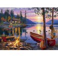thumbnail image 3 of Buffalo Games Darrell Bush Le puzzle Canoe Lake en 1000 pièces, 3 of 3