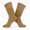 Beige, variant on Women’s Cotton Slouch Socks Extra Long Scrunch Knee-High Boot Socks 1 Pair - Brown