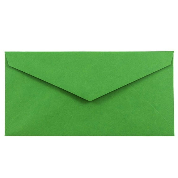 JAM Paper Monarch Envelopes, 3 7/8 x 7 1/2, Green, 25 per Pack
