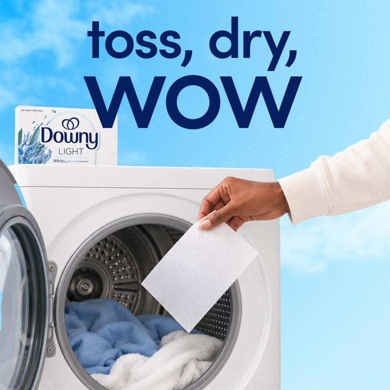 Downy Light Ocean Mist Mega Dryer Sheets, 130 Count photo 6