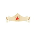 thumbnail image 5 of Seven Times Six DC Comics Wonder Woman Tiara with Gem Star, Gold, Female, 5 of 6