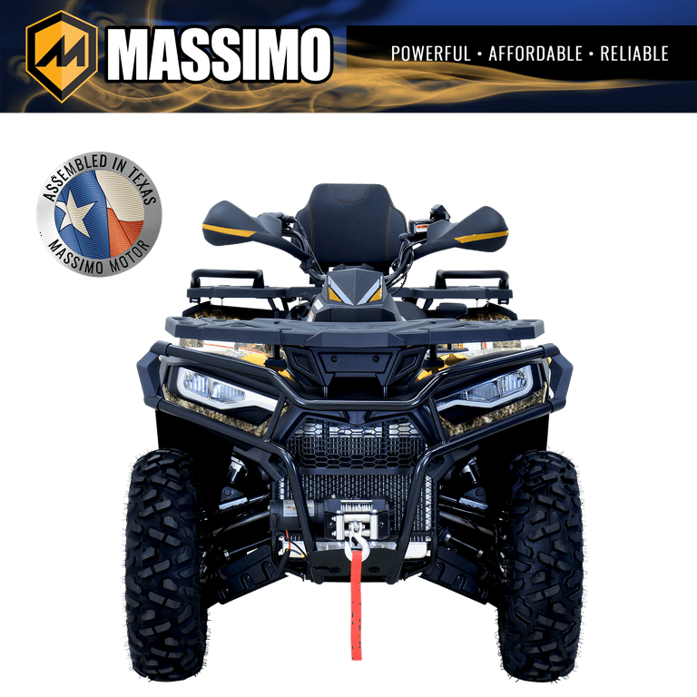 Massimo Motor 585cc 45 HP EFI ATV with 3000lb Winch Side by Massimo Motor 585cc 45 HP EFI ATV with 3000lb Winch Side by