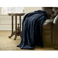 thumbnail image 2 of Amrapur Overseas | Luxury Faux Fur Throw (Indigo), 2 of 3