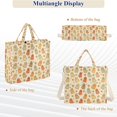 thumbnail image 6 of FORMRS Womens Corduroy Tote Bag Crossbody Shoulder Purse Handbag with Detachable Strap, Cute Cartoon Ghost Pattern, 6 of 7