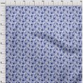 thumbnail image 3 of oneOone Rayon Medium Blue Fabric Florals Sewing Craft Projects Fabric Prints By Yard 56 Inch Wide-NUG, 3 of 4