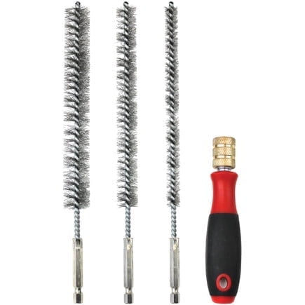 IPA Tools - S. Steel Brush 3 Pk 9 Long 10Mm 15Mm 19Mm W/Dr (8083)
